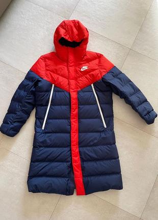 Пуховик nike парка чоловічий мужской nike sportswear down-fill windrunner  капюшоном