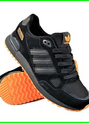 Кроссовки мужские  zx 750 чёрные