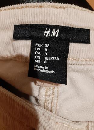 Вельветовые штаны ,брюки h&m6 фото