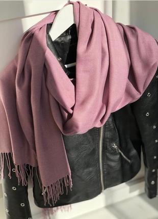 Жіночий бавовняний шарф-палантин у рожевих тонах, туреччина2 фото
