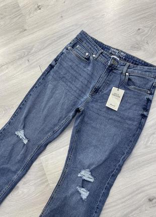 Крутые джинсы с необработанным низом2 фото
