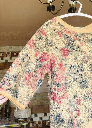 Кофта-блуза ажурная италия4 фото
