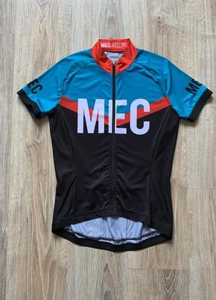 Женская вело футболка спортивная mec cycling jersey джерси для велосипеда2 фото