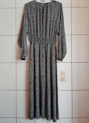 Базовое натуральное платье миди из 100% вискозы6 фото