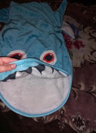 Невероятный плед-чехол акула 4