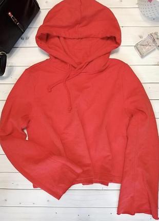 Укорочений худі толстовка