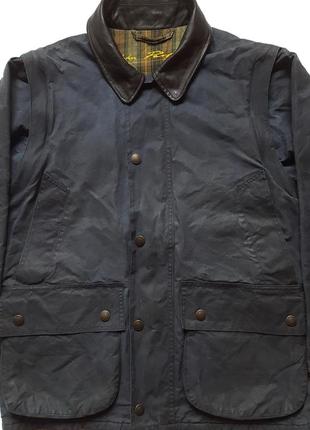 Раритетна вінтажна вощений куртка-трансформер 80-х john partridge waxed cotton jacket2 фото