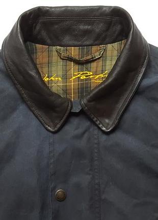 Раритетна вінтажна вощений куртка-трансформер 80-х john partridge waxed cotton jacket3 фото
