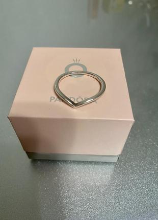 Кольцо pandora wishbone