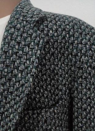 Шикарный винтажный пиджак из фактурной шерсти  jjb2 фото