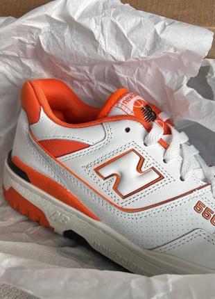 New balance 550 syracuse orange новинка жіночі яскраві помаранчеві кросівки беланс весна літо осінь жіночі помаранчеві кросівки10 фото