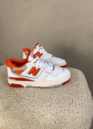 New balance 550 syracuse orange новинка жіночі яскраві помаранчеві кросівки беланс весна літо осінь жіночі помаранчеві кросівки5 фото