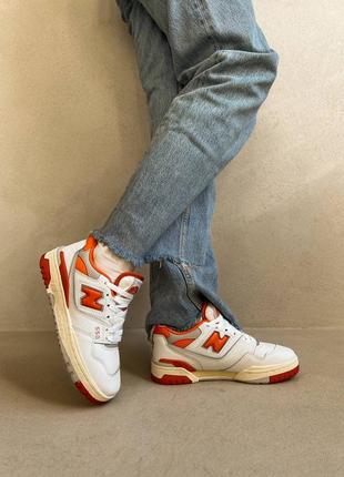 New balance 550 syracuse orange новинка жіночі яскраві помаранчеві кросівки беланс весна літо осінь жіночі помаранчеві кросівки