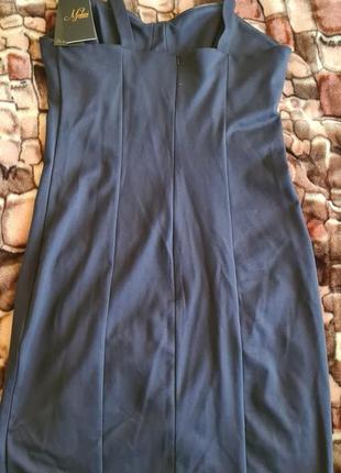 Плаття-сарафан medini темно-синє, нове, р. xl5 фото