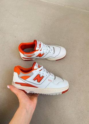 New balance 550 syracuse orange новинка женские яркие оранжевые кроссовки беланс весна літо осінь жіночі помаранчеві кросівки тренд1 фото