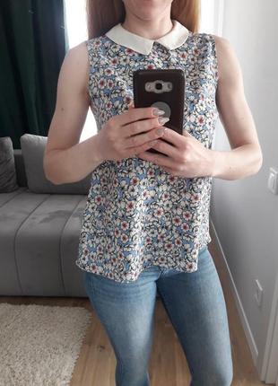 Блуза блузка без рукава new look