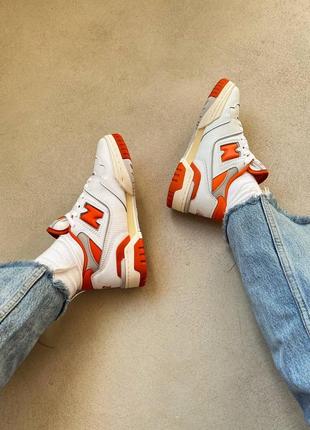 New balance 550 syracuse orange новинка унисекс яркие оранжевые кроссовки беланс демисезон унісекс чоловічі жіночі помаранчеві кросівки тренд