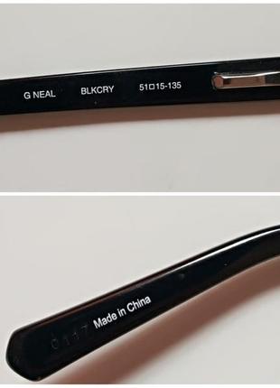 Нюанс! оправа для окулярів унісекс g neal black - crys 51-15-135mm gant америка9 фото