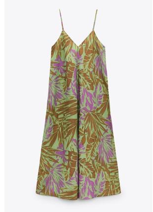 Sale‼️ знижка тимчасово‼️ яскраве плаття з сумішеві льону сукня сарафан