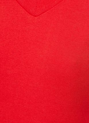 Яскравий червоний лонгслив .5 фото