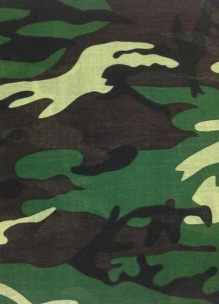 Річна бавовняна бандана хустку з малюнком зелений камуфляж
