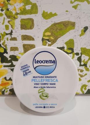 Багатоцільовий зволожуючий крем leocrema fresh skin для шкіри 150 мл