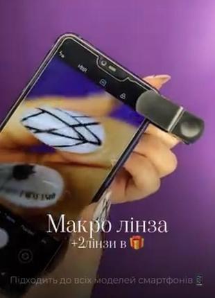 Макро линза микро линза 4