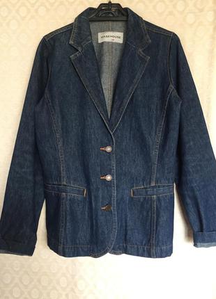 Джинсовый пиджак жакет