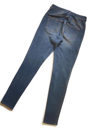 Светлые джинсы скини стрейчевые узкие приталенные голубые2 фото