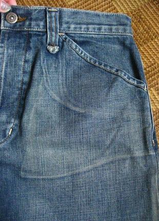 Сині джинси на болтах next relaxed fit ☕ розмір m/48р3 фото