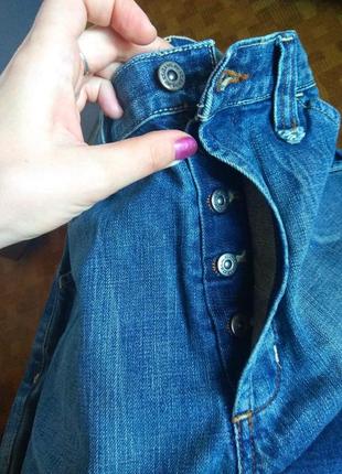 Сині джинси на болтах next relaxed fit ☕ розмір m/48р4 фото