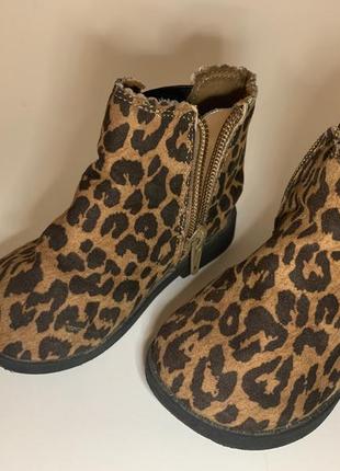 Леопардовые ботинки2 фото