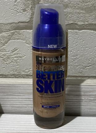 Тональний крем maybelline superstay better skin, більше ніж стійкий тональний крем1 фото