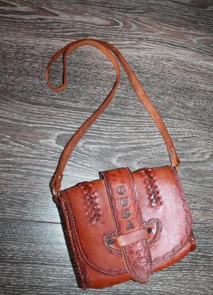 Суперская шкіряна сумочка