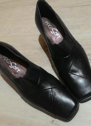 Новые туфельки натур кожа от peko soft (36р) 23,5см  македония2 фото