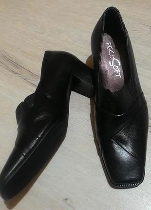 Новые туфельки натур кожа от peko soft (36р) 23,5см  македония3 фото