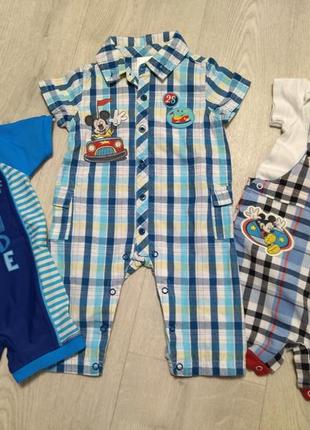 Песочники чоловічки купальний костюм речей з міккі маус 6-9 міс, дісней.