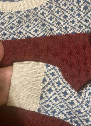 Эффектный свитер комбинированной вязки cooperative (великобритания🇬🇧)3 фото