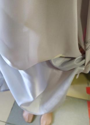 🌷🌷крассивенное воздушное шифоновое платье миди принт в птици olivia rubin6 фото