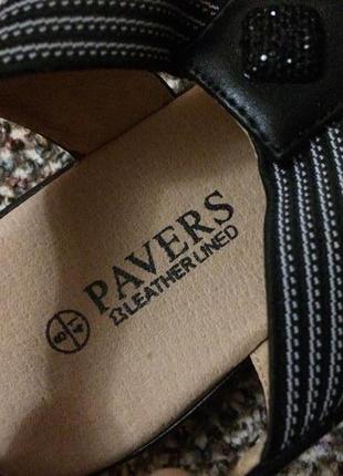 Великобритания. босоножки сандали pavers  leather line 26 см все стелька2 фото