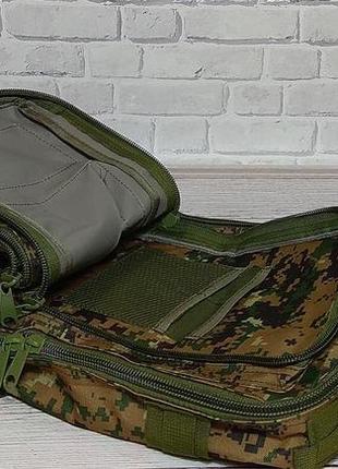 Тактический, походный рюкзак military. 25 l. камуфляжный, пиксель, милитари.  / t4123 фото