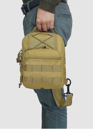 Тактическая сумка-рюкзак на одной лямке. t-bag 13 фото