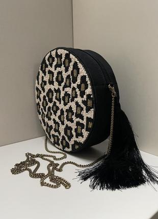 Сумка урос боді на ланцюжку ошатна коктейльна ,вечірня сумочка клатч mochi6 фото