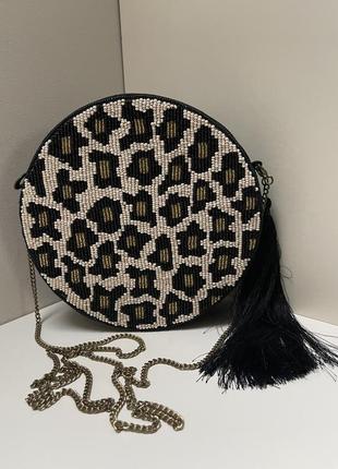 Сумка урос боді на ланцюжку ошатна коктейльна ,вечірня сумочка клатч mochi3 фото