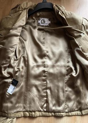 Куртка кожаная 🌷 luxury пиджак италия7 фото