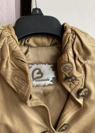Куртка кожаная 🌷 luxury пиджак италия4 фото
