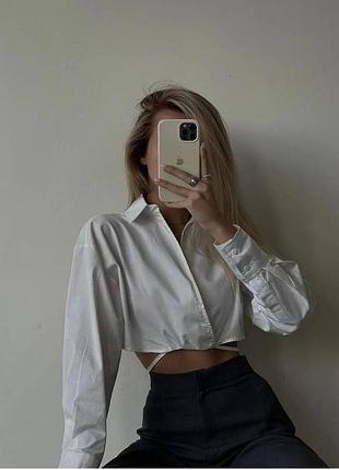 Стильная рубашка из коттона