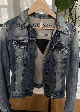 Джинсовая куртка guess джинсова куртка
