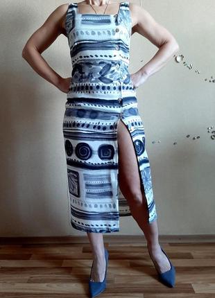 Натуральное тончайшее платье на пуговичках из 100% вискозы