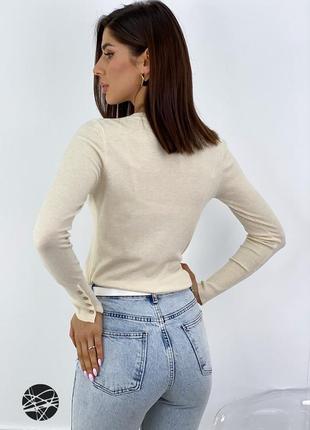 Кофта жіноча водолазка гольф пуловер реглан лонгслив светр светер джемпер10 фото